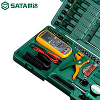 世达 SATA万用表 电烙铁工具箱53件电讯工具套装 09535