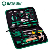 世达 SATA 23件基本电子电工维修工具包套装电烙铁测电笔 03780