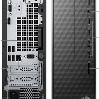 HP 惠普 小欧 S01 九代酷睿版 商用台式机 黑色 (酷睿i3-9100、核芯显卡、8GB、512GB SSD、风冷)