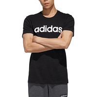 adidas NEO M ESNTL LG T 1 男子运动T恤 FP7393 黑色 S