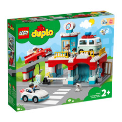 LEGO 乐高 得宝系列 10948 立体停车场和洗车店