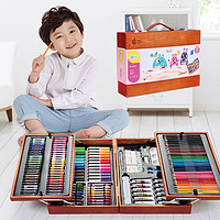 WeVeel GWIZ 儿童双层实木绘画礼盒套装 155件