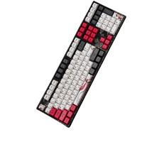 Varmilo 阿米洛 花旦娘 VA108 108键 有线机械键盘 黑色 Cherry粉轴 无光