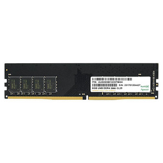 Apacer 宇瞻 经典系列 DDR4 2666MHz 台式机内存 普条 黑色 8GB