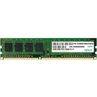 Apacer 宇瞻 DDR3经典系列 DDR3 1600MHz 台式机内存 绿色 8GB