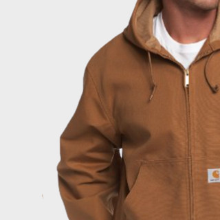 carhartt 男士连帽夹克 J131 棕色 M