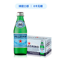 黑卡会员：S.PELLEGRINO 圣培露 含气天然矿泉水   250ml 24瓶/箱