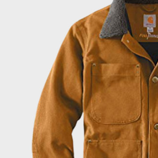 carhartt 男士中长款大衣 102707 Carhartt Brown M