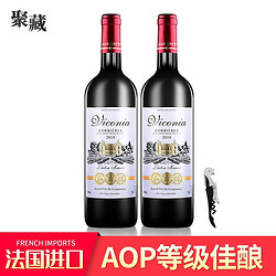 维科尼娅林顿庄园 法国原酒进口红酒 干红葡萄酒 750ml*2瓶