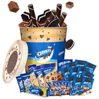 OREO 奥利奥 奶茶桶零食大礼包 混合口味 654g