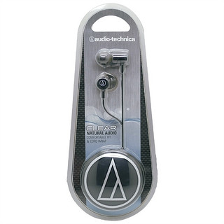 audio-technica 铁三角 ATH-CLR100 入耳式有线耳机 黑色