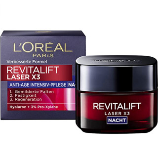 L'OREAL PARIS 巴黎欧莱雅 Laser X3复颜光学晚霜 50ml