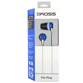 KOSS 高斯 THE PLUG 入耳式有线耳机 蓝色