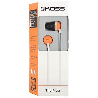 KOSS 高斯 THE PLUG 入耳式有线耳机 橙色