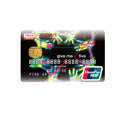 PING AN BANK 平安银行 爽卡系列 信用卡普卡