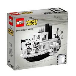 LEGO 乐高 21317  Ideas 米奇老鼠90周年 汽船威利号拼装积木玩具