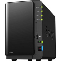 Synology 群晖 DS214 双盘位NAS存储 （Armada XP、512MB  ）