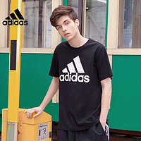 黑卡会员：adidas 阿迪达斯 MH BOS Tee  DT9929 男子休闲短袖T恤