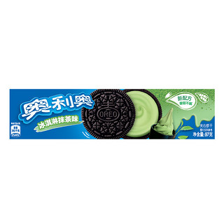 OREO 奥利奥 夹心饼干 冰淇淋抹茶味 97g