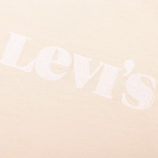 Levi's 李维斯 女士圆领短袖T恤 A1209-0000 浅粉色 S