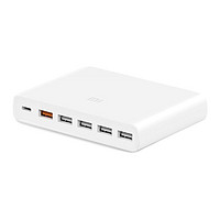 Xiaomi 小米 CDQ06ZM 手机充电板 5口USB+Type-C 60W 白色