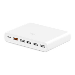 Xiaomi 小米 CDQ06ZM 手机充电板 5口USB+Type-C 60W 白色