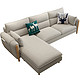 卢西彼海 布艺沙发小户型现代简约北欧小公寓客厅日式三人布沙发组合套装