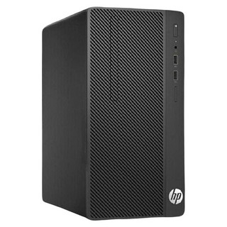 HP 惠普 288 Pro G4 MT 九代酷睿版 23.8英寸 商用台式机 黑色 (酷睿i3-9100、核芯显卡、8GB、128GB SSD+1TB HDD、风冷)