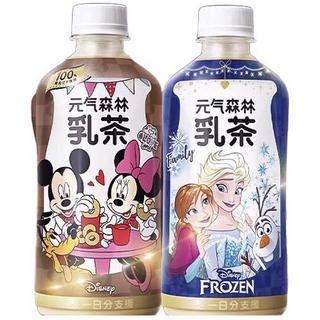 元气森林 迪士尼联名款 牛乳茶450ml*5瓶+迪士尼盲盒玩偶