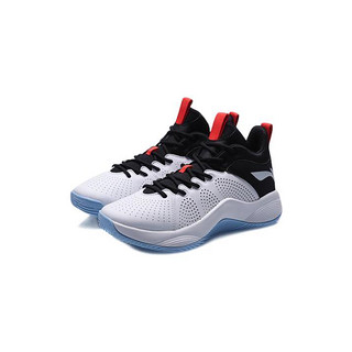 LI-NING 李宁 男子篮球鞋 ABPR001-2 白/黑 47.5