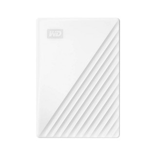 Western Digital 西部数据 My Passport系列 随行版 2.5英寸Micro-B便携移动机械硬盘 4TB USB3.0 水墨白 WDBPKJ0040BWT