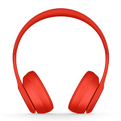 Beats Solo 3 Wireless 耳罩式头戴式无线蓝牙降噪耳机 红色