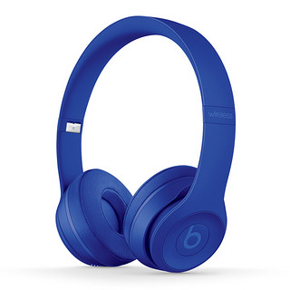 Beats Solo 3 Wireless Neighborhood联名款 耳罩式头戴式无线蓝牙降噪耳机 深海蓝