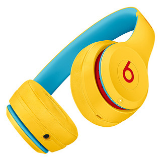 Beats Solo 3 Wireless 耳罩式头戴式无线蓝牙降噪耳机 学院黄