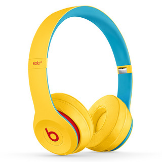 Beats Solo 3 Wireless 耳罩式头戴式无线蓝牙降噪耳机 学院黄