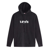Levi's 李维斯 Fashion Fit系列 女士连帽卫衣 18487-0004 黑色 M