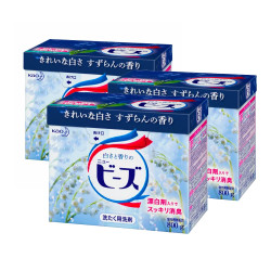 Kao 花王 铃兰花香洗衣粉 800g*3盒