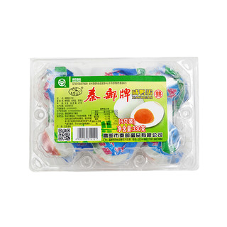 秦邮 高邮咸鸭蛋 55g*6枚