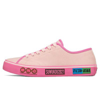 SKECHERS 斯凯奇 经典休闲鞋 女子运动鞋 帆布鞋 66666347/PNK 粉红色 38.5码 US8.5码