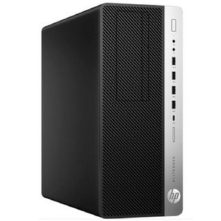 HP 惠普 EliteDesk 800 G5 TWR 九代酷睿版 21.5英寸 商用台式机 黑色 (酷睿i7-9700、核芯显卡、8GB、256GB SSD、风冷)