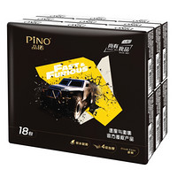 PINO 品诺 手帕纸 4层*6片*18包 黑色密码香