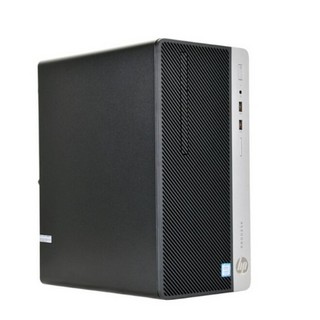 HP 惠普 ProDesk 400 G5 MT 八代酷睿版 商用台式机 黑色 (酷睿i3-8100、核芯显卡、4GB、500GB HDD、风冷)