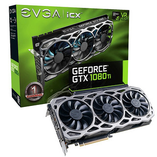 EVGA GeForce GTX 1080Ti FTW3 显卡 11GB