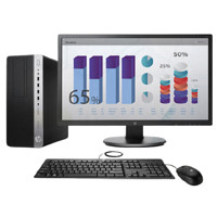 HP 惠普 ELITEDESK 880 G3 21.5英寸 台式机 黑色(酷睿i7-7700、2GB独显、8GB、1TB HDD、风冷)