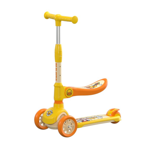 luddy 乐的 1059s 儿童滑板车 米洛黄