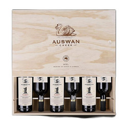 AUSWAN CREEK 天鹅庄 1号经典 西拉 赤霞珠 干红葡萄酒 750ml*6瓶