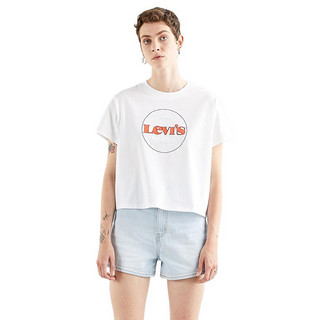 Levi's 李维斯 女士圆领短袖T恤 69973-0153 白色 S