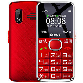 K-TOUCH 天语 N2 移动联通版 2G手机 红色