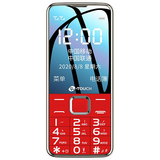 K-TOUCH 天语 T2 移动联通版 2G手机 红色