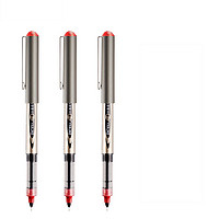 Snowhite 白雪 PVN-166直液式走珠笔学生用中性笔全针管型商务办公签字笔巨能写0.5mm红色12支/盒